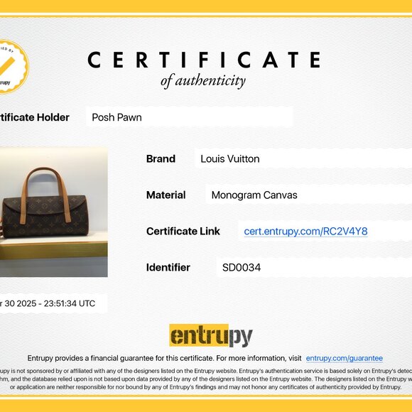 Authentic Louis Vuitton Monogram Sonatine Handbag - Picture 13 of 13